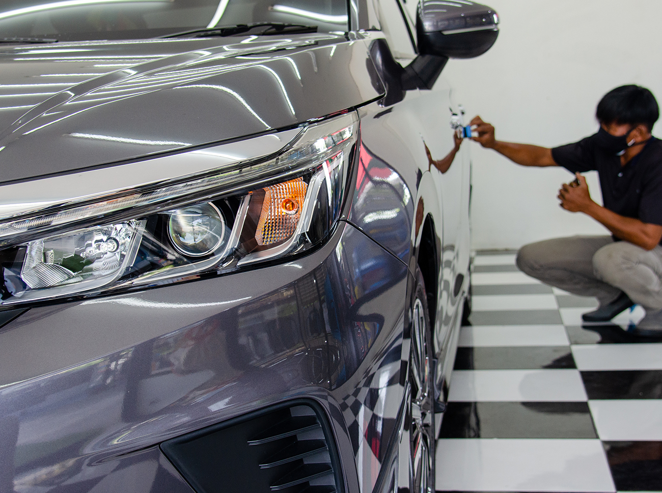 Just Had a Full Respray? How Long to Wait Before Ceramic Coating in Dubai
